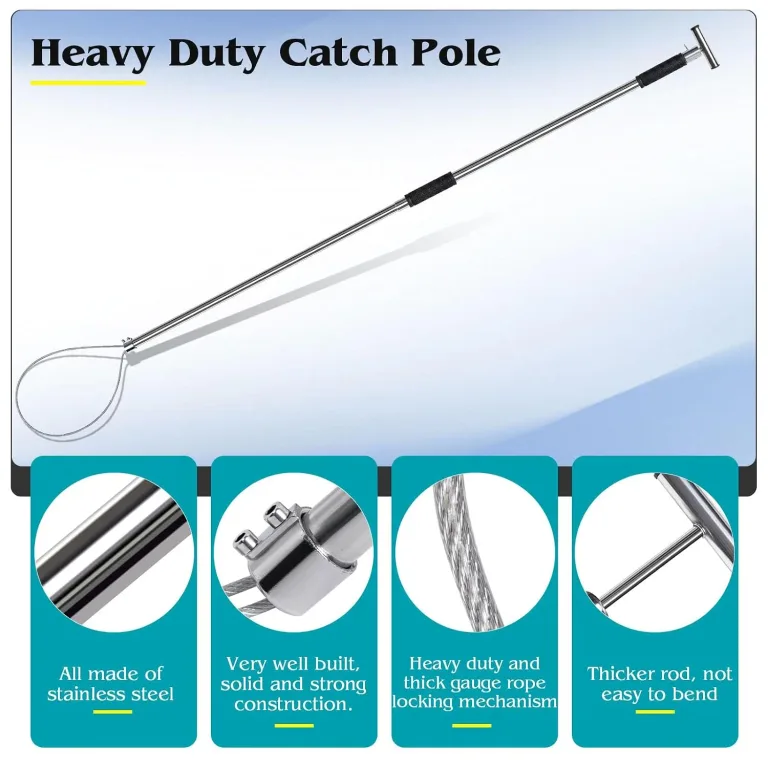 Dog Catcher Pole 61 Inches, Animal Catch Pole Heavy Duty, photo 4