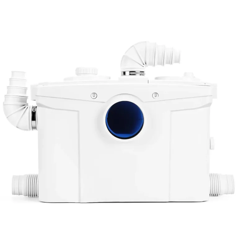 1200W Macerator Pump with PCB Function Toilet Pump Utility Sink Pump Upflush to 39.4FT 2800GPH Macerating Toilet System with 4 Water Inlets 2 Outlets for Toilet Sink Shower Laundry Kitchen Basement, photo 1