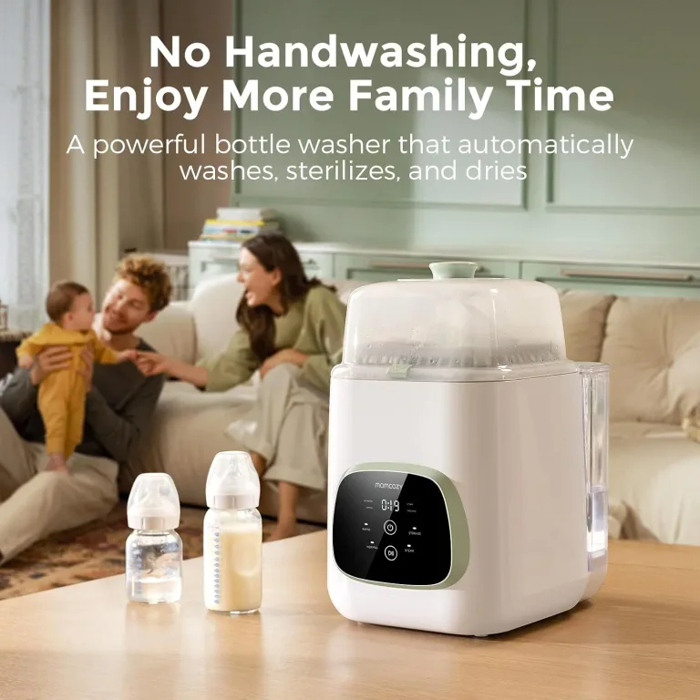 Momcozy KleanPal Pro All-in-One Bottle Washer, Sterilizer & Dryer - White, photo 18