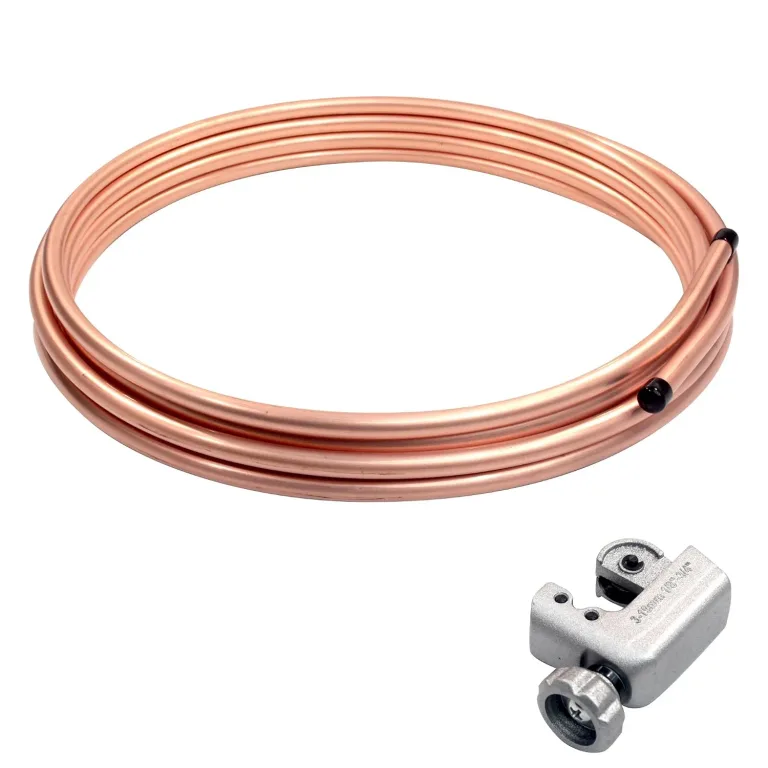 25Ft 1/2 OD Copper Tubes ACR Refrigeration Copper Tubing, 99.9% Pure Thick ASTM B280 Soft Coil, T2 Seamless Round Tube for HVAC System,Industry,Air Conditioner,Refrigerator,DIY, photo 1